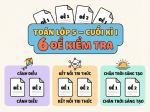 Hệ thống 6 đề ôn thi cuối kì 1 Toán lớp 5 (3 bộ SGK) – Có đáp án chi tiết