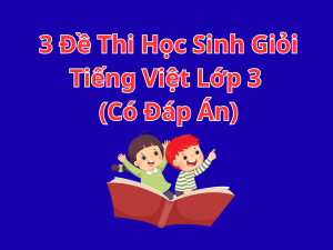 3 Đề Thi Học Sinh Giỏi Tiếng Việt Lớp 3 (Có Đáp Án)