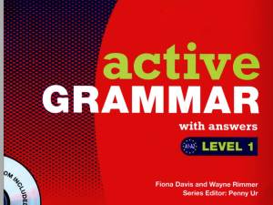 Active Grammar with Answers Level 1