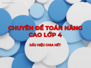 Chuyên đề Toán nâng cao lớp 4: Dấu hiệu chia hết
