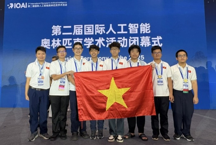 Học sinh Việt Nam xuất sắc đứng thứ 4 Olympic AI quốc tế 2025