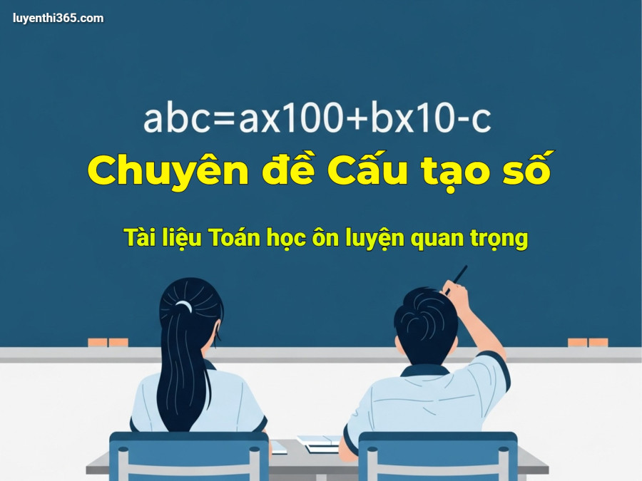 Chuyên đề Cấu tạo số – Tài liệu Toán học ôn luyện quan trọng