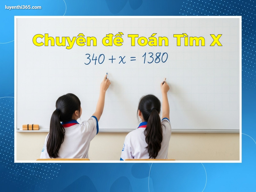 Chuyên đề Toán Tìm X – Tài liệu rèn luyện kỹ năng giải phương trình